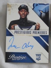 2014-15 Prestige Prestigious Premieres Signatures Jordan Adams Auto rc Grizzlies