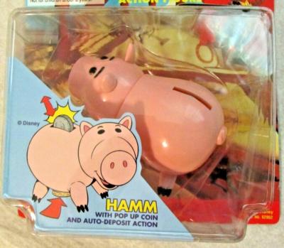 Thinkway Disney Toy Story HAMM With Pop Up & Deposit Coin Action