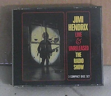 Jimi Hendrix "Live & Unreleased Radio Show"  3CD Box Castle Comm. France Import