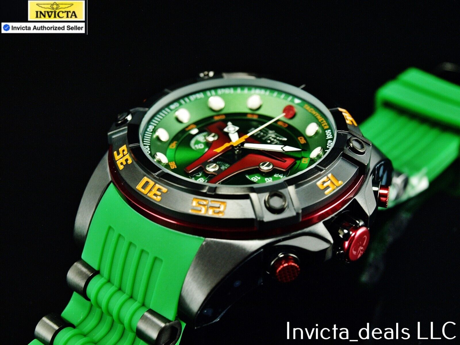 Watch+Invicta+INV40084+Star+Wars+Man+52mm+Stainless+steel for sale