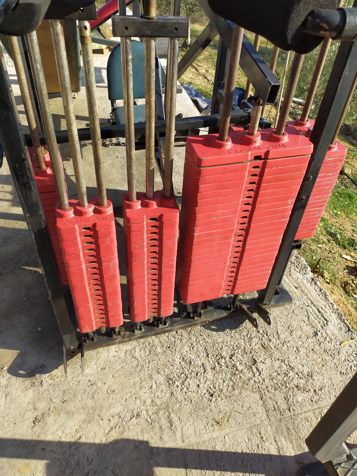 multi station home gym with 900kilos weights and others gym machines eBay