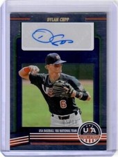 2023 Panini Stars & Stripes Dylan Cupp 18U Signatures Gold Auto Card /10
