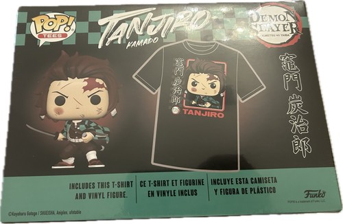Demon Slayer Tanjiro Funko Pop Caja de Coleccionista con Camisa L Exclusiva Nueva - Imagen 2 de 5