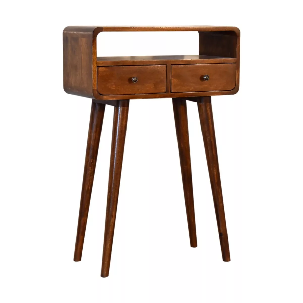 Small dark cheap wood dressing table