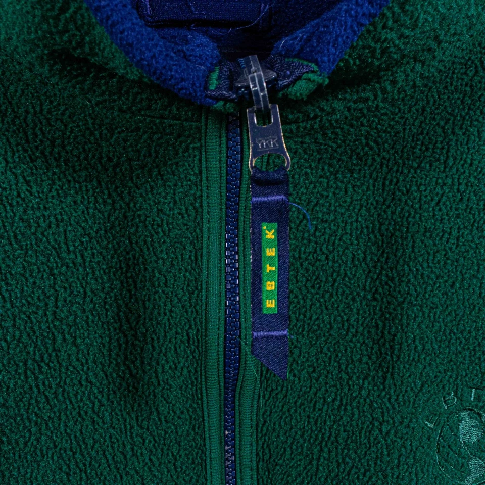 Eddie Bauer EBTek Full Zip Fleece Made in USA Large VTG 90s Gorpcore *zipper - Image 4 of 4