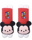 Disney Mickey TsumTsumDesign Auto'nCar Seat Belt Cover-Plush Cushion 1 set(2pcs)