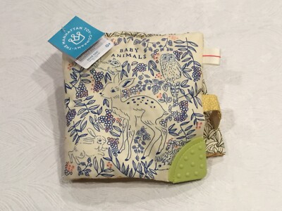 NEW Manhattan Toy Deer One Soft Activity Book Baby Story Squeak Textured Crinkle