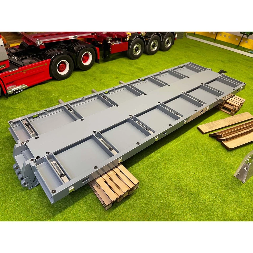 Metal CNC Flat Module For 1/14 Heavy Trailer Tamiya RC Tractor Truck Car Model - Image 4 of 4