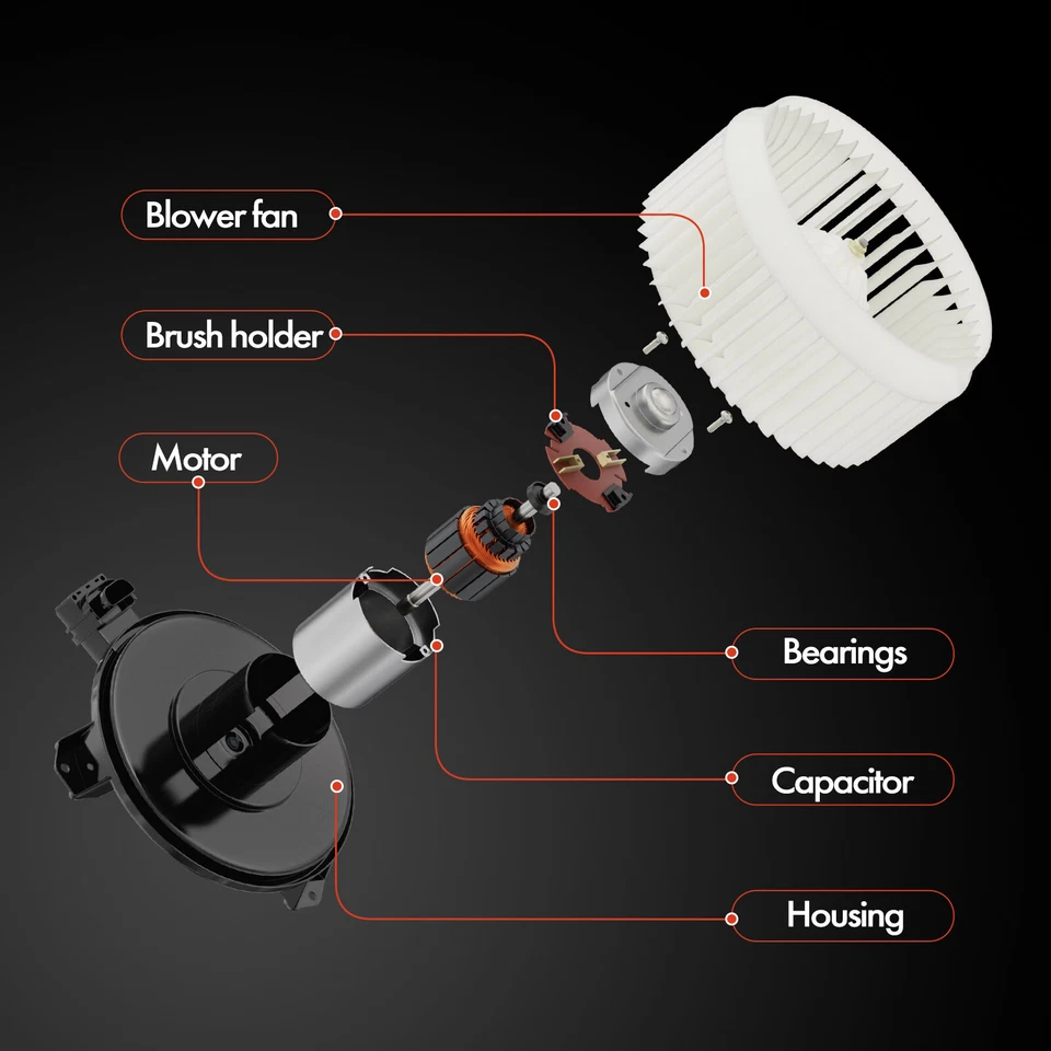 Motor soplador delantero HVAC para Suzuki Grand Vitara 1999 2000 2001 2002 Vitara XL-7 Foto 4 de 4