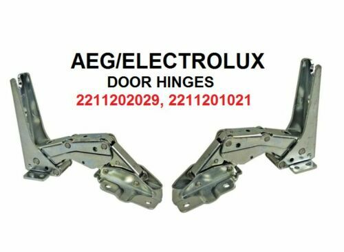 Genuine AEG Fridge & Freezer Hinge Set Pair 2211201021 2211202029