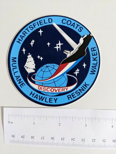 SPACE FLIGHT NASA STICKER DECAL STS-41-D