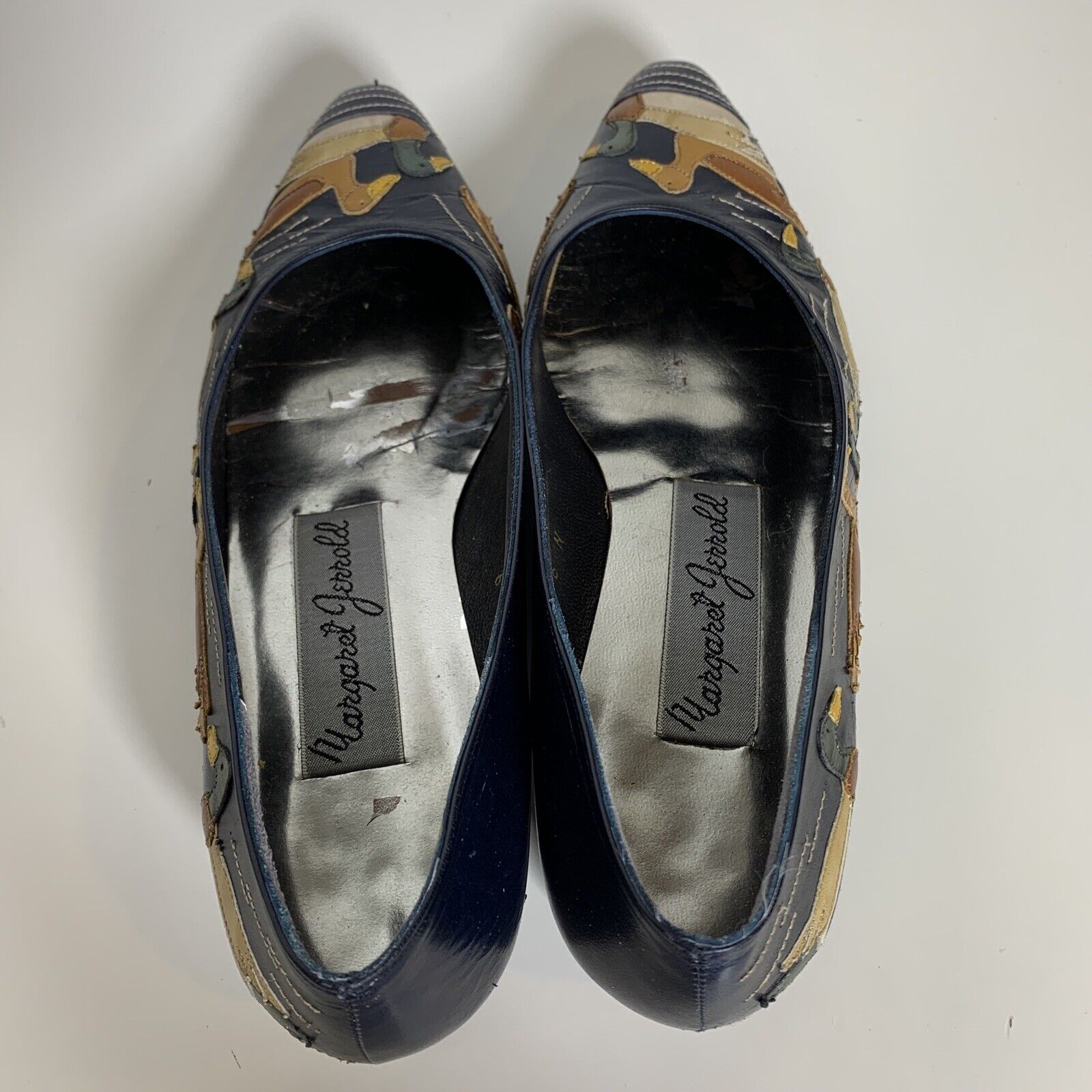 Vintage Margaret Jerrold Leather Duck Theme Low H… - image 9