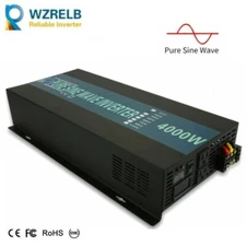 4000W Pure Sine Wave Power Inverter 96V DC to 110 /220V AC Car Power Motor RV