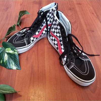 size 4 checkerboard vans