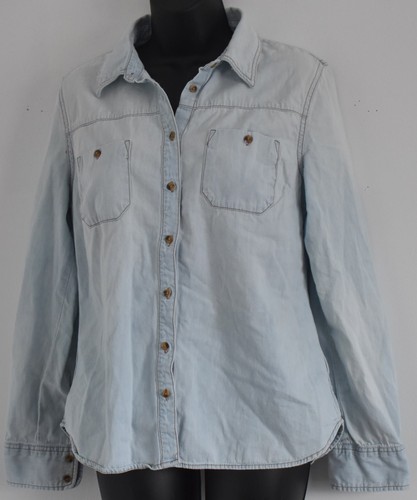 Vintage Designer JEAN SHIRT Womens M 