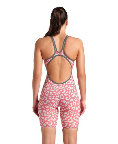 Arena Carbon Air2 FBSLO Leopard Special Edition Womens Performance Swimsuit - Picture 15 of 27