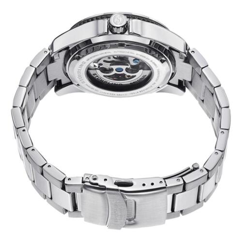 Stuhrling 773 01 4 Regatta Antillen Automatik Skelett Zifferblatt Größenänderung Herrenuhr - Bild 2 von 4