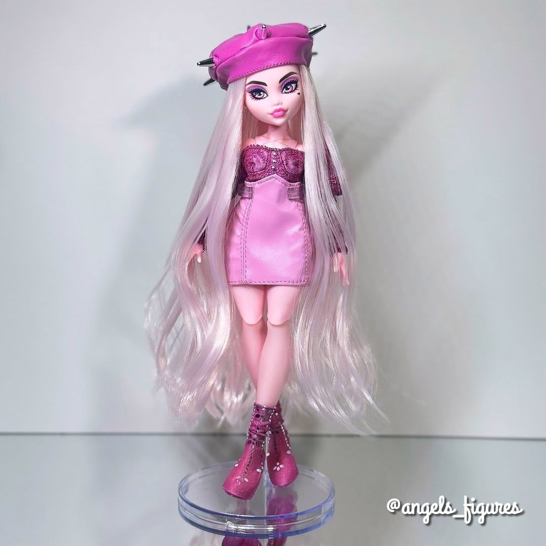 Nylon Doll Hair Pink Whisper for Rerooting Custom Dolls, Doll Rehair