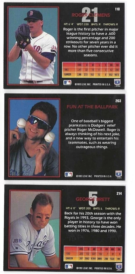 1993 Triple Play Baseball base cards - Finish Your Set ! Volume Pricing! - Image 4 of 4