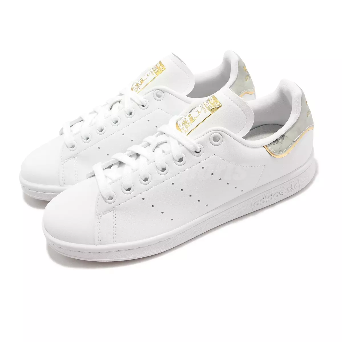 adidas Originals Stan Smith W White Marble Gold Metallic Women Casual GW4479