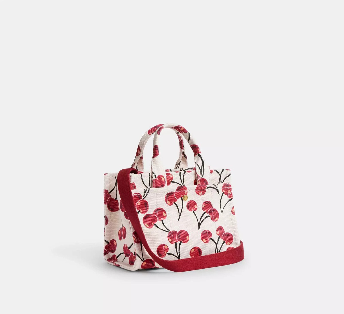 Woman's Handbags COACH Cargo Tote Bag 20 with Cherry Print