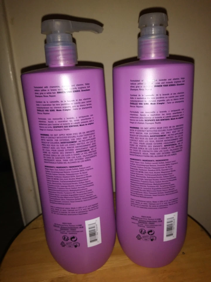 RUSK SHAMPOO BRIGHT HUGE 33.8 OZ HAIR SALON BEAUTY NEW BIG PAIR NEW LOT OF 2 USA - Image 4 of 4