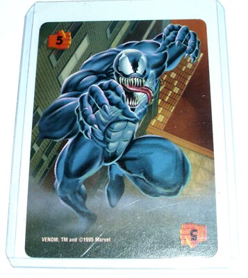 1995 Marvel Overpower Collectible Card Game Power Cards Venom # 5