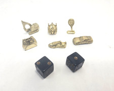 Monopoly Empire Board Game Gold Replacement Pieces Movers Tokens Dices 2015