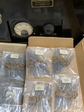 50 Allen Bradley AB 430K 5% 1/2W Carbon Comp Composition Resistors 1970s US Navy