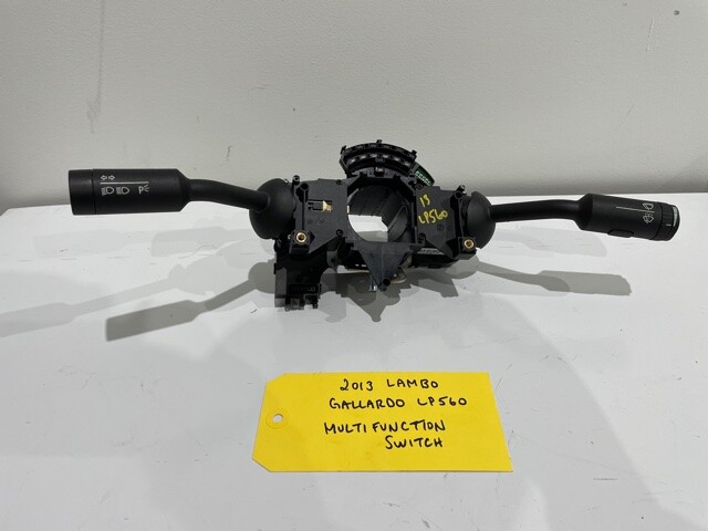 13 LAMBORGHINI GALLARDO LP560 LP550 OEM MULTIFUNCTION WIPER SIGNAL SWITCH 10-14