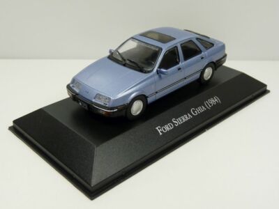 EX MAGAZINE MODELS FORD SIERRA GHIA LIGHT BLUE 1984 1-43 SCALE LX99
