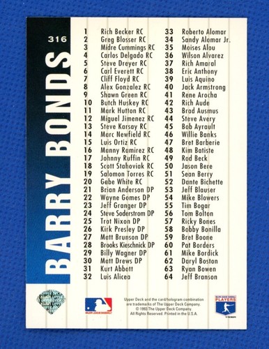Barry Bonds 5 card lot Pittsburgh Pirates - San Francisco Giants - Picture 8 of 10