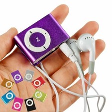 Mini Clip-on MP3 Player with Micro TF/SD Slot Portable Metal USB 2.0