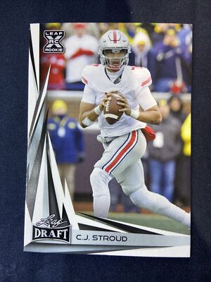 2023 Leaf Draft C.J. Stroud XRC Rookie Card #B2-8 Houston Texans*