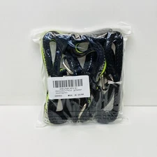 Reflective Black Green Pet 4 ft. Leash & Collar Set Of 2 for Medium Size Dog