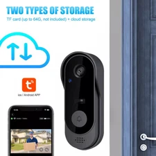 Wireless Smart Video Doorbell WiFi Security Camera Bell Phone Door Ring Intercom