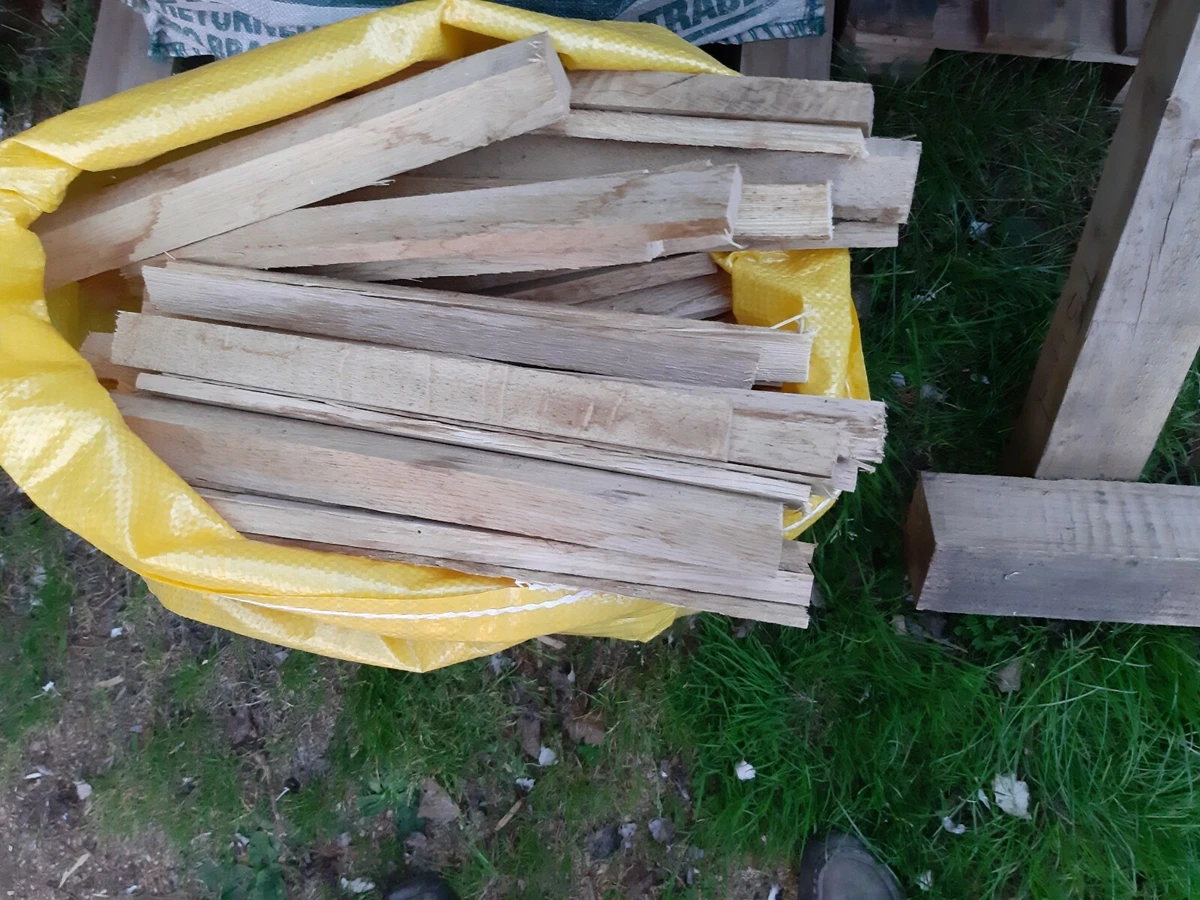 Kindling. Fire Wood Lge 50kg (volume) bag. Kinderling Sticks Firewood Dry  Wood | eBay