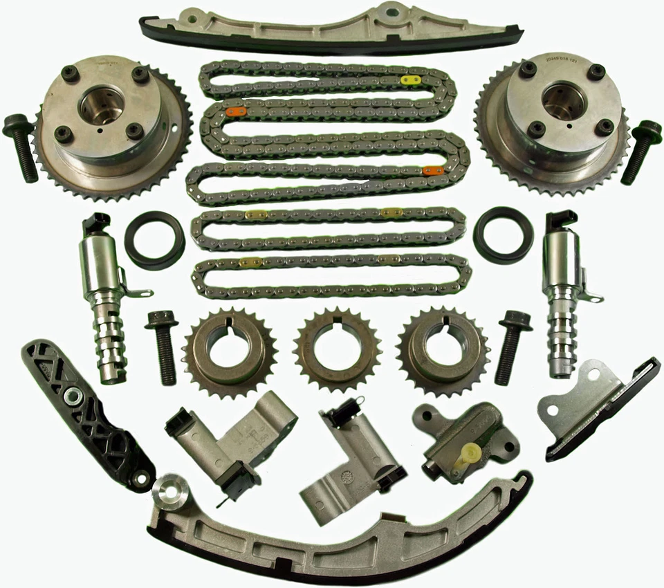Engine Timing Chain Kit for Ford Flex 3.5L V6 2009 2010 2011 Taurus 3.5L V6  - Image 3 of 4