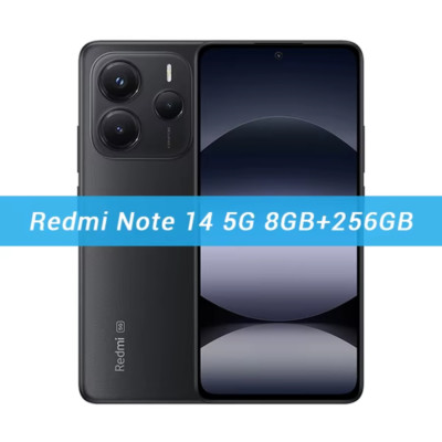 Xiaomi Redmi Note 14 5G Smartphone mit 108MP Kamera & 45W Schnellladung