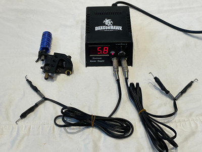 DragonHawk Tattoo Power Supply With Gun