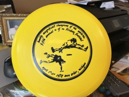 Wham-o Frisbee 119G 40 mold Humbly Magnificent 1978 Ann Arbor Michigan 5 annual - Picture 1 of 12