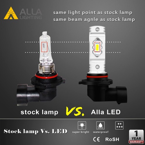 Alla Lighting H8 Cornering Light|Daytime Running Bulb|Fog Lamp Golden Yellow - Picture 6 of 11