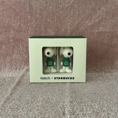 Starbucks Peanuts Joe Kind Snoopy Straw Stopper & Straw Deco