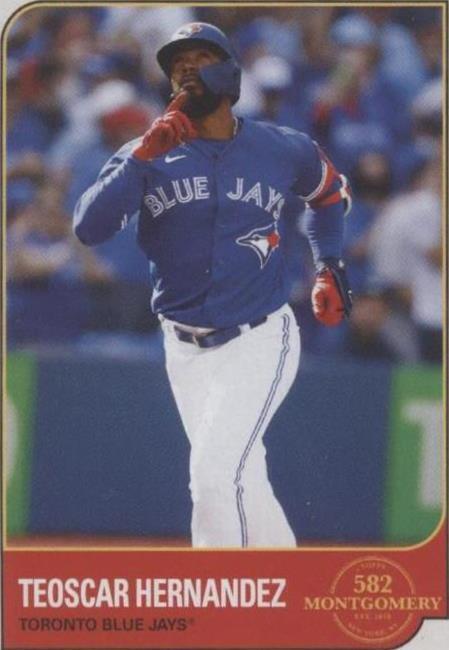 2022 Topps 582 Montgomery Club Set 1 - Teoscar Hernandez #9 - 1 of 1