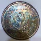 1883 0 Morgan  Dollar uncirculated Monster Toning Overse And Reverse -78 — photo 2