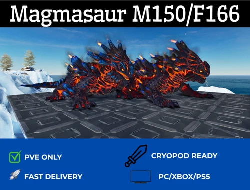 ?ARK Survival Ascended PvE Magmasaur clone Genesis PC/XBOX/PS5 ASA magma