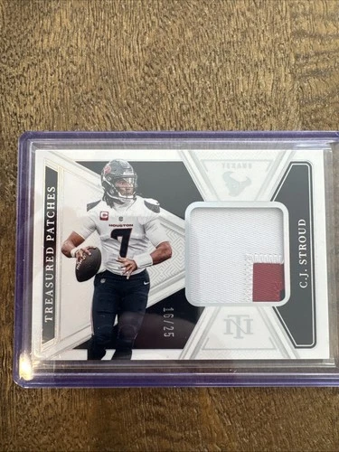 2024 Panini National Treasures C.J. Stroud Treasured Patches /25