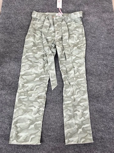 NWT Vineyard Vines Womens Chino Camo Everyday. Utility  Sage Olive Pant Size 4