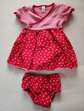 Baby Gap Baby Girls Red Sundress and Diaper Cover Size Newborn 6-12 Months