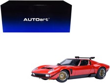 Lamborghini Miura SVR Jota Red 1/18 Model Car by Autoart h2 Lamborghini Autoar